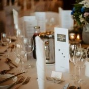 Wedding Table Setup in the Ilen Suite Ballroom